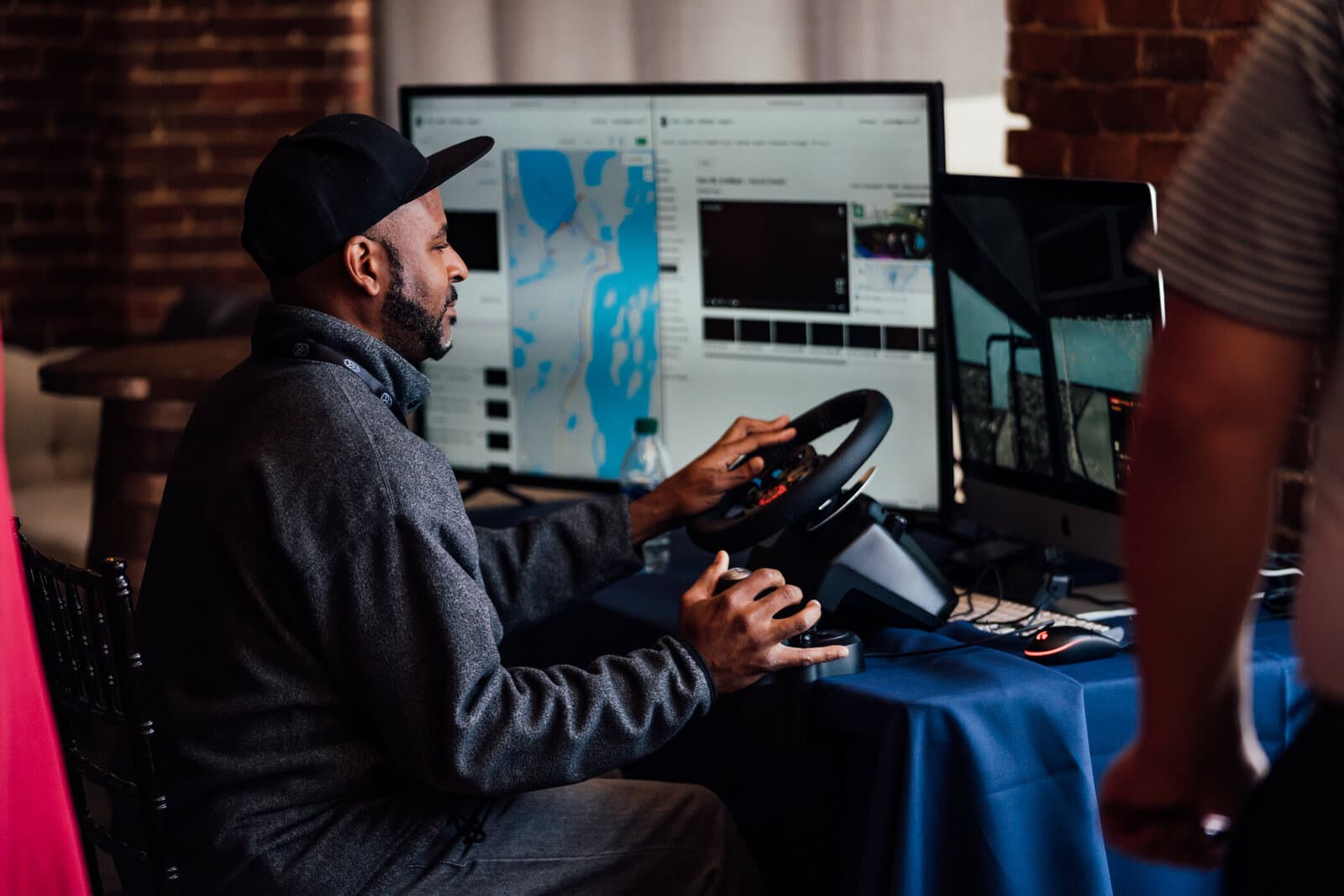 Driving wheel corporate event