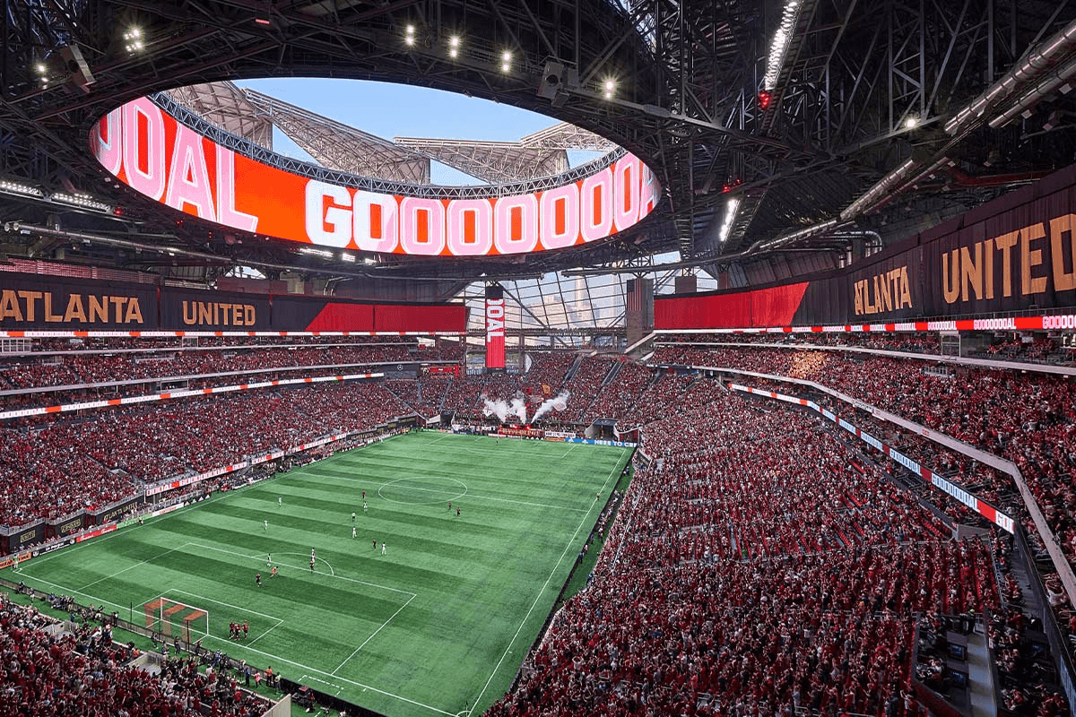 FIFA World Cup 2026 soccer field in Atlanta